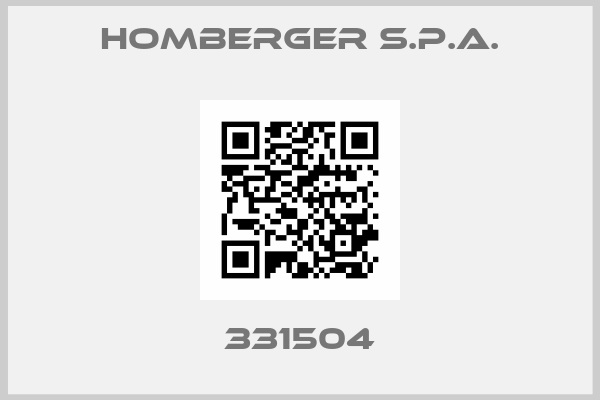 HOMBERGER S.P.A.-331504