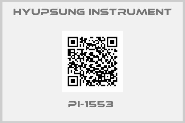 Hyupsung instrument-PI-1553 