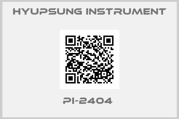 Hyupsung instrument-PI-2404 