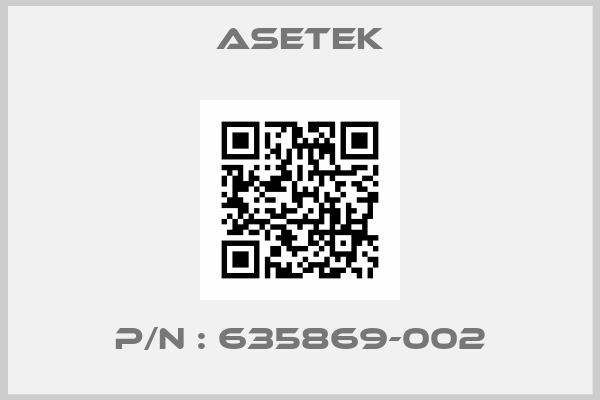 Asetek-P/N : 635869-002