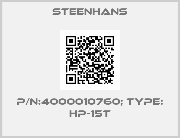STEENHANS-P/N:4000010760; Type: HP-15T