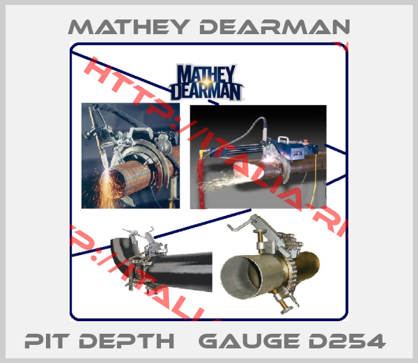 Mathey dearman-PIT DEPTH   GAUGE D254 