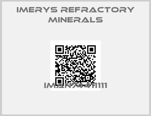 imerys Refractory Minerals-IMAN74411111
