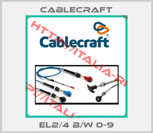 Cablecraft-EL2/4 B/W 0-9