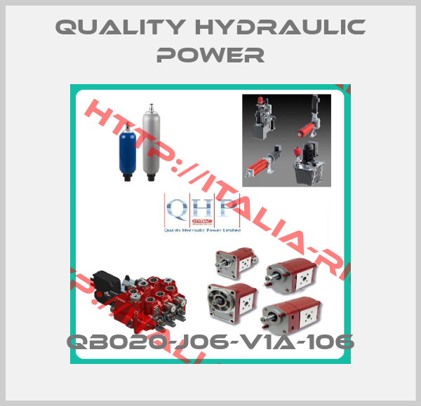 QUALITY HYDRAULIC POWER-QB020-J06-V1A-106
