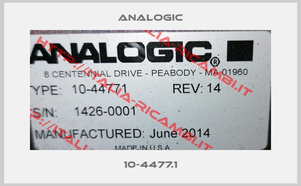 Analogic-10-4477.1