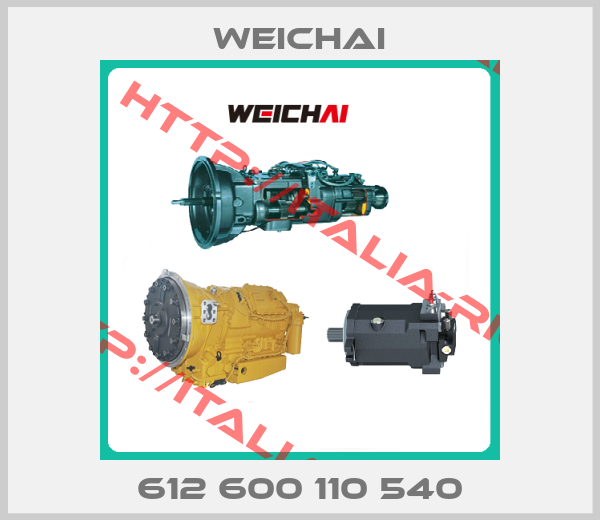 Weichai-612 600 110 540