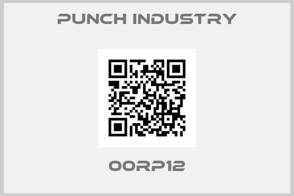 PUNCH INDUSTRY-00RP12