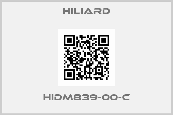 Hiliard-HIDM839-00-C
