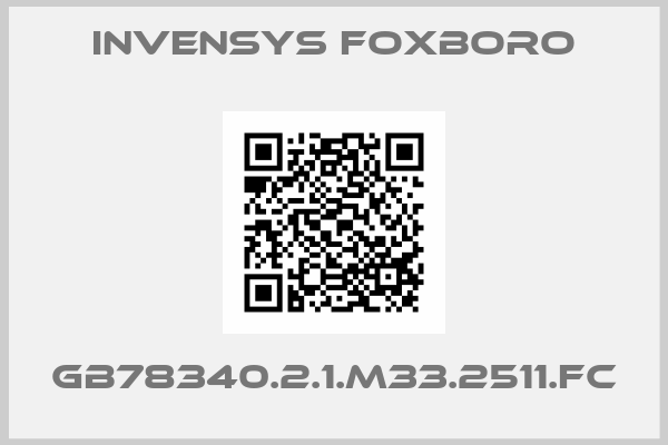 Invensys Foxboro-GB78340.2.1.M33.2511.FC
