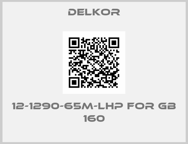 DELKOR-12-1290-65M-LHP for GB 160