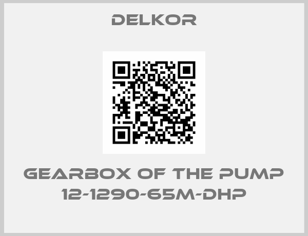 DELKOR-Gearbox of the pump 12-1290-65M-DHP
