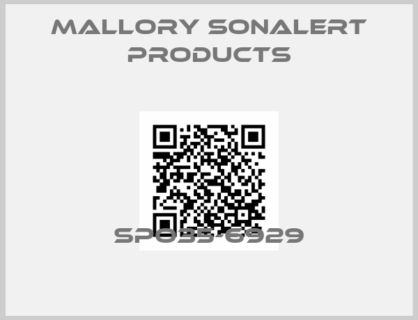 Mallory Sonalert Products-SPO35-6929