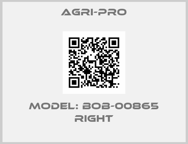 Agri-Pro-Model: BOB-00865 RIGHT