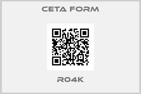 CETA FORM-R04K