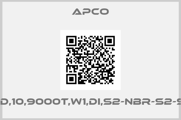 Apco-CDD,10,9000T,W1,DI,S2-NBR-S2-S2*