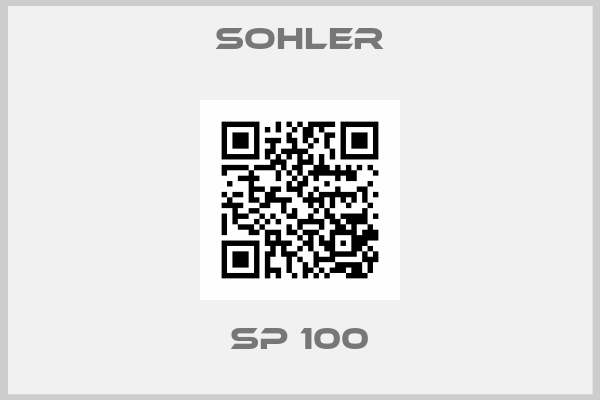 SOHLER-SP 100