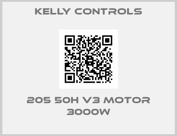 Kelly Controls-205 50H V3 Motor 3000W