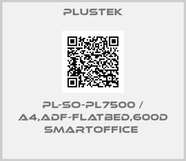 Plustek-PL-SO-PL7500 / A4,ADF-FLATBED,600D SMARTOFFICE 