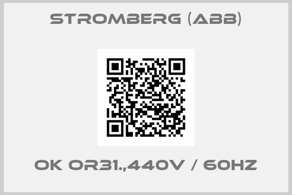 Stromberg (ABB)-OK OR31.,440V / 60HZ