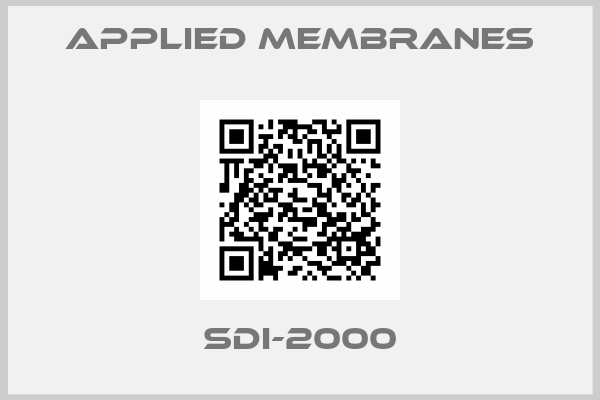 Applied Membranes-SDI-2000