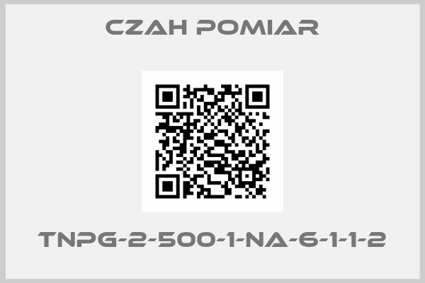 CZAH Pomiar-TNPG-2-500-1-NA-6-1-1-2