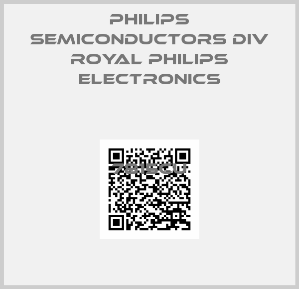 Philips Semiconductors Div Royal Philips Electronics-7815CU
