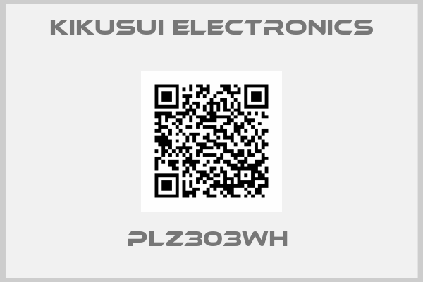 Kikusui Electronics-PLZ303WH 