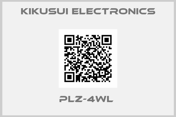 Kikusui Electronics-PLZ-4WL 