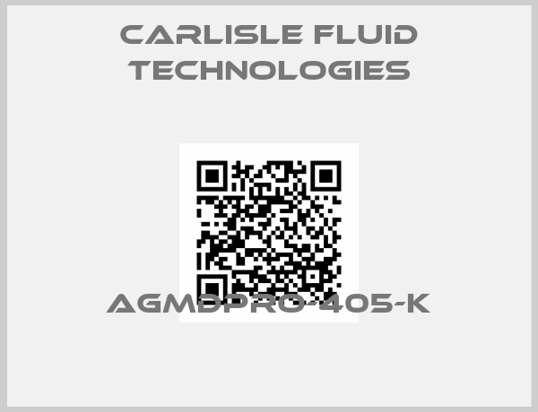Carlisle Fluid Technologies-AGMDPRO-405-K