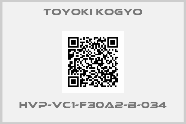 TOYOKI KOGYO-HVP-VC1-F30A2-B-034