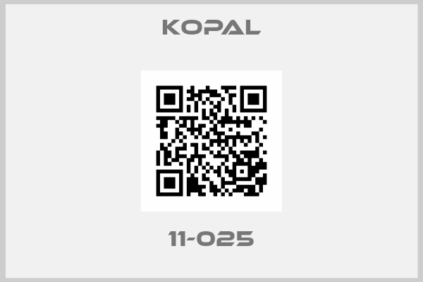 KOPAL-11-025