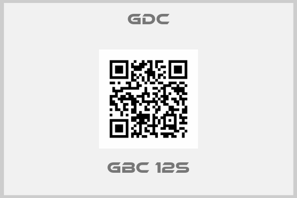 GDC-GBC 12S