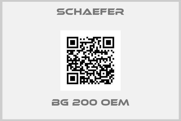 Schaefer-BG 200 oem