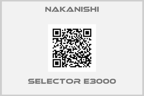Nakanishi-Selector E3000