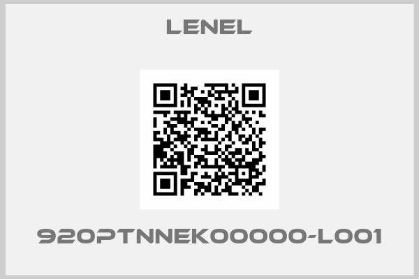 Lenel-920PTNNEK00000-L001
