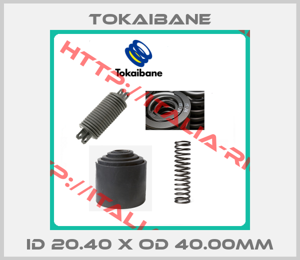 Tokaibane-ID 20.40 x OD 40.00mm