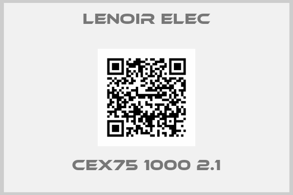 Lenoir Elec-CEX75 1000 2.1