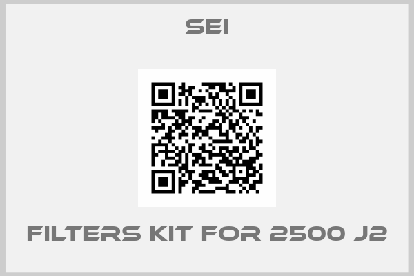 SEI-Filters Kit for 2500 J2