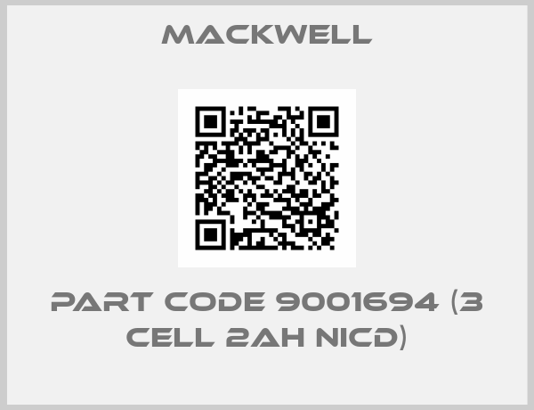 Mackwell-part code 9001694 (3 cell 2AH NiCd)