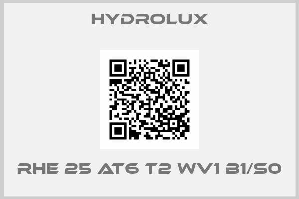 Hydrolux-RHE 25 AT6 T2 WV1 B1/S0
