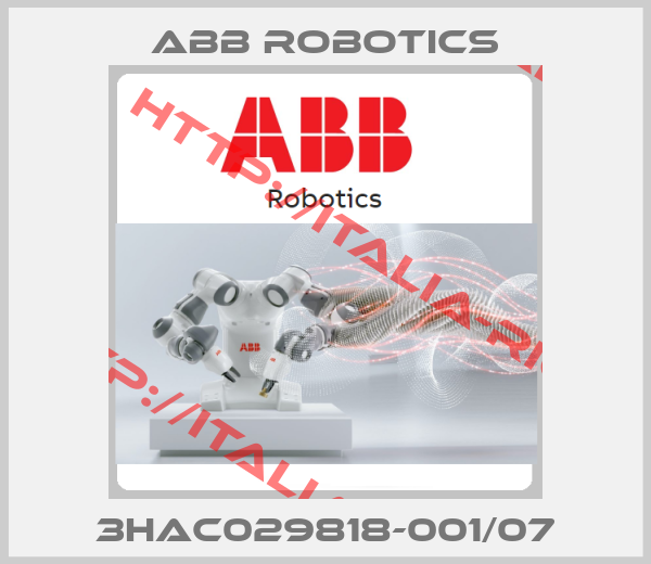 ABB ROBOTICS-3HAC029818-001/07