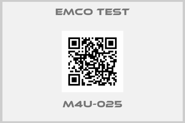 EMCO TEST-M4U-025