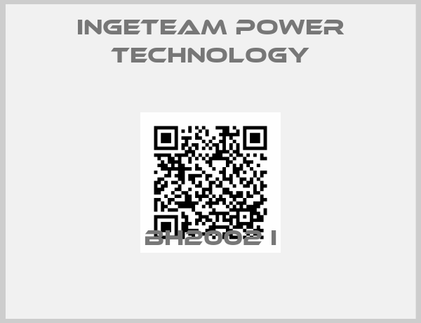 Ingeteam Power Technology-BH2002 I