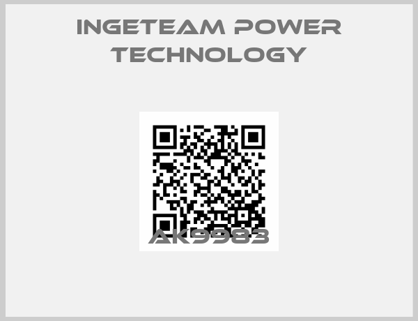 Ingeteam Power Technology-AK9983