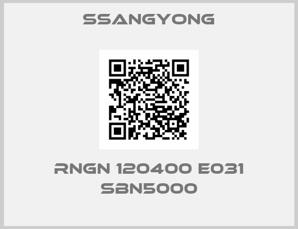 SSANGYONG-RNGN 120400 E031 SBN5000