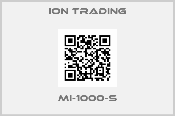 Ion Trading-MI-1000-S