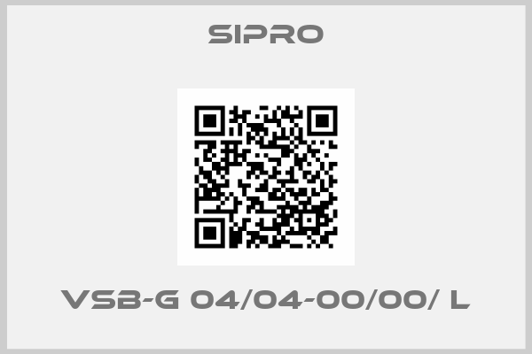 SIPRO-VSB-G 04/04-00/00/ L