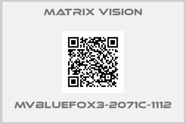 Matrix Vision-mvBlueFOX3-2071C-1112