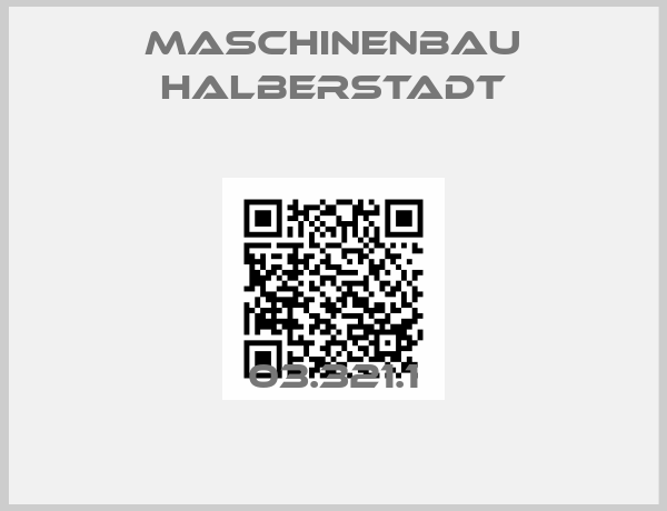 Maschinenbau Halberstadt-03.321.1